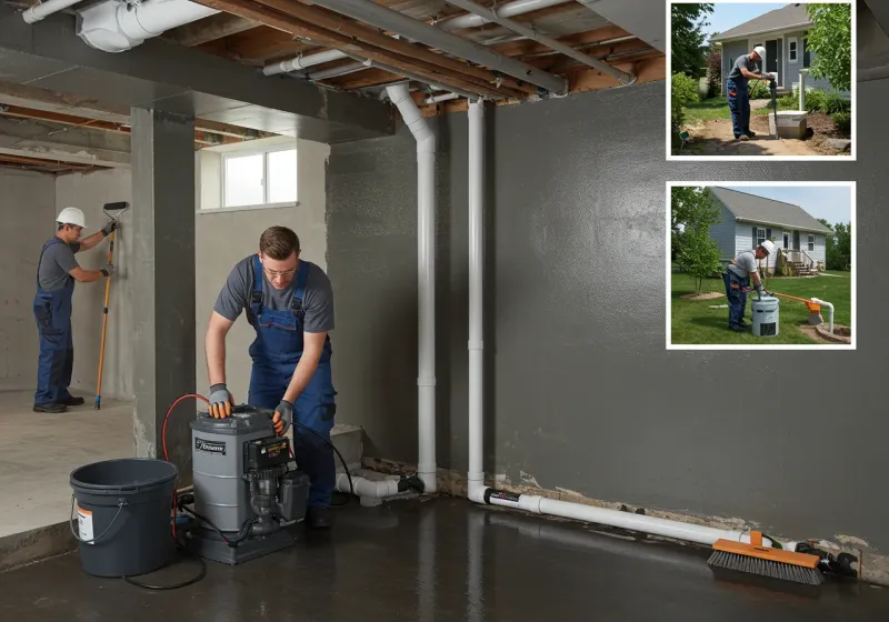 Basement Waterproofing and Flood Prevention process in West Canton, NC